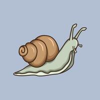 illustration Sea Snail. design Ocean Snail. Sea Ocean Snail Cartoon design illustration and icon for website, digital and print vector