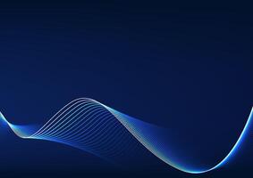 Abstract background technology. Layered flowing particle waves. Represents the overlapping of data being processed by cyber technology. Illustration, . vector