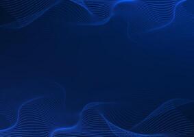 Abstract background technology. Layered flowing particle waves. Represents the overlapping of data being processed by cyber technology. Illustration, vector