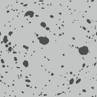 Quail eggs texture. Abstract seamless pattern with dots and splashes on a gray background. Dalmatian grunge tiles vector