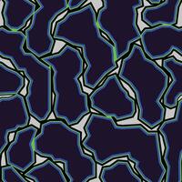 Abstract blue electric lightning seamless pattern. Energy grid texture. Glowing neon luminous, techno background. Digital graphic design vector