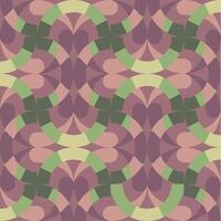 Round abstract geometric pattern and background. Seamless texture retro memphis style, fashion 80-90s. Print on fabric or wallpaper in pastel colors vector