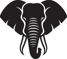 Art of an Elephant Head Design vector
