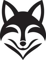 Fox Head silhouette Image vector