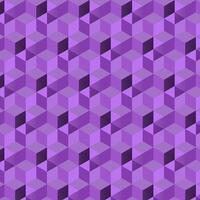 Purple isometric pattern with repeating cubes for abstract backgrounds suitable for graphic design projects, flyers, posters, and website backdrops. vector