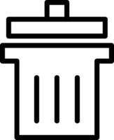 Delete Line Icon vector
