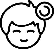 Pending status indicator Line Icon vector