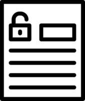 Accessible forms Line Icon vector