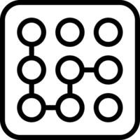 Pattern Line Icon vector