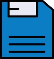 Save Line Filled Icon vector