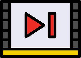 Skip to content Line Filled Icon vector