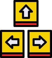 Keyboard navigation Line Filled Icon vector
