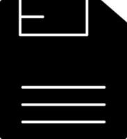 Save Glyph Icon vector