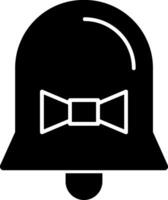 Notification Ribbon Glyph Icon vector