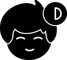 Offline status indicator Glyph Icon vector