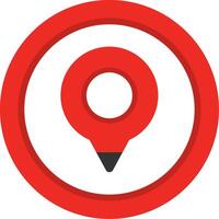 Location Flat Icon vector