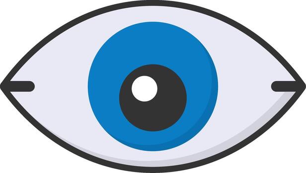View Flat Icon vector