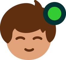 Online status indicator Flat Icon vector