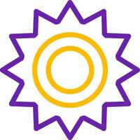 Settings Line Two Color Icon vector