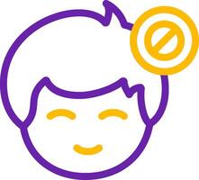 Busy status indicator Line Two Color Icon vector