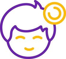 Pending status indicator Line Two Color Icon vector