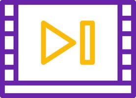 Skip to content Line Two Color Icon vector