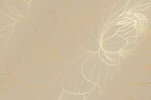 An Elegant Floral Design on a Soft Beige Background that enhances the overall ambiance. A delicate and beautiful illustration featuring floral patterns rendered in soft hues for a tranquil aesthetic. vector