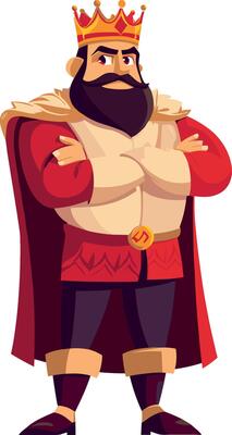 Kingdom Leader Medieval Royalty with Authority and Power