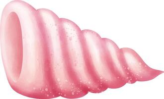 pink shell elements vector