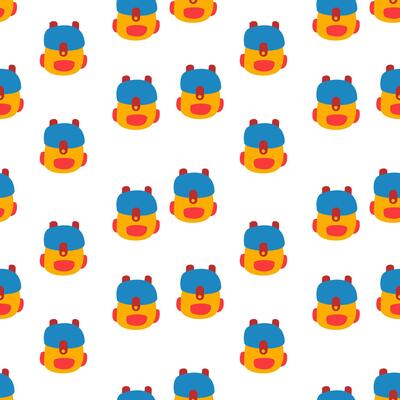 School Bag Pattern Background. School Bag and Education Themed Background. Back to school Background. Back to school theme pattern. School and Education Pattern background. School seamless background.