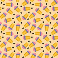 Back to school theme pattern. School and Education Pattern background. pencil seamless pattern. pencil pattern. Back to school Background. School seamless background. Education theme pattern. vector