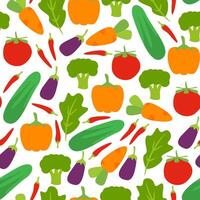 vegetables and healthy vegan pattern bacground. vegetable pattern background. Healthy food pattern. vegetable seamless pattern background. vegetable illustration pattern. vector