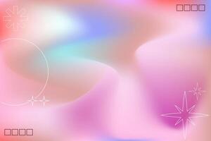 Abstract background with stars and a circle vector