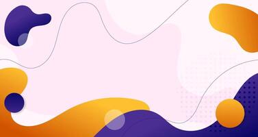 Abstract liquid fluid trendy gradient soft color background corporate business. Dynamic style banner design with gradient shapes for poster banners, cards, print, business flyer, brochure, website. vector