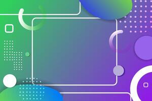 Abstract background with circles and shapes vector