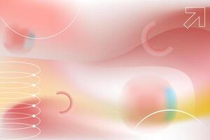 Abstract background with circles and lines vector