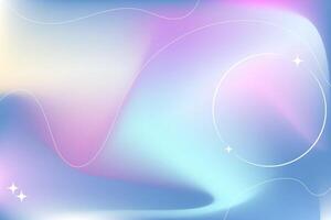 Abstract background with a circle and stars vector