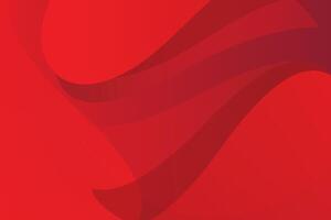 A red background with a curved wave vector
