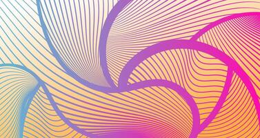 Abstract background with wavy lines vector