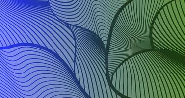 Abstract background with wavy lines vector