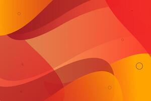A red and orange abstract background with a wave pattern vector