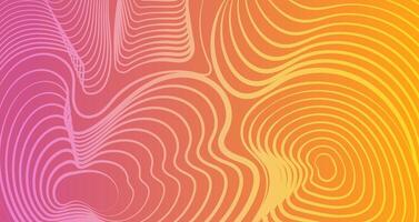 Abstract background with wavy lines and colors vector