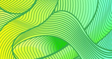 Abstract background with wavy lines and colors vector