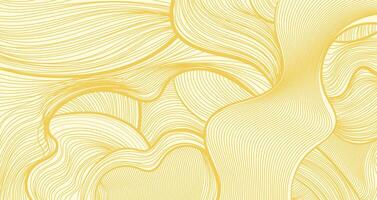 Abstract background with wavy lines and curves vector