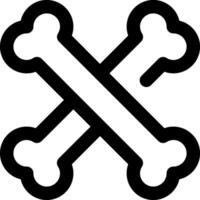 skeleton icon design, 32px size vector