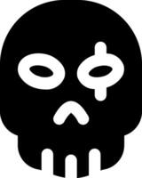 skull icon design, 32px size vector