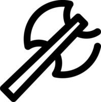 32px size axe icon design vector