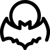 bat icon design, 32px size vector