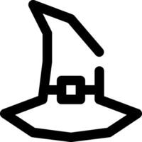 witch hat icon design, 32px size vector