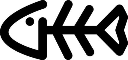 fishbone icon design, 32px size vector